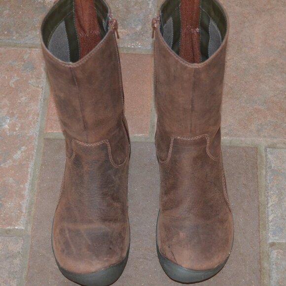 KEEN Presidio II Boots, leather mid calf size 6.5 - Picture 11 of 12